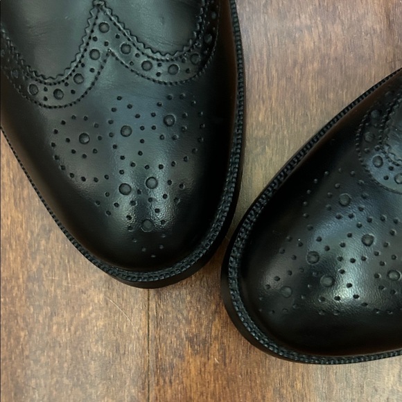 Cole Haan Black Leather Lace-Up Oxfords, Size 12 - Picture 5 of 16